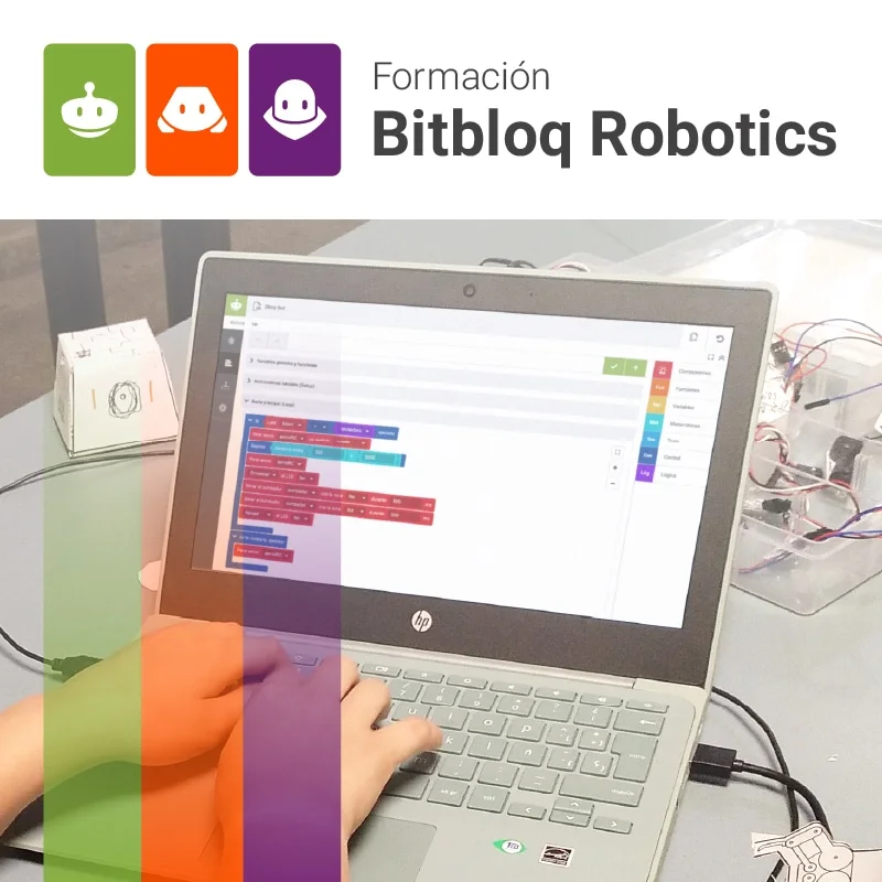 Formação online Bitbloq Robotics